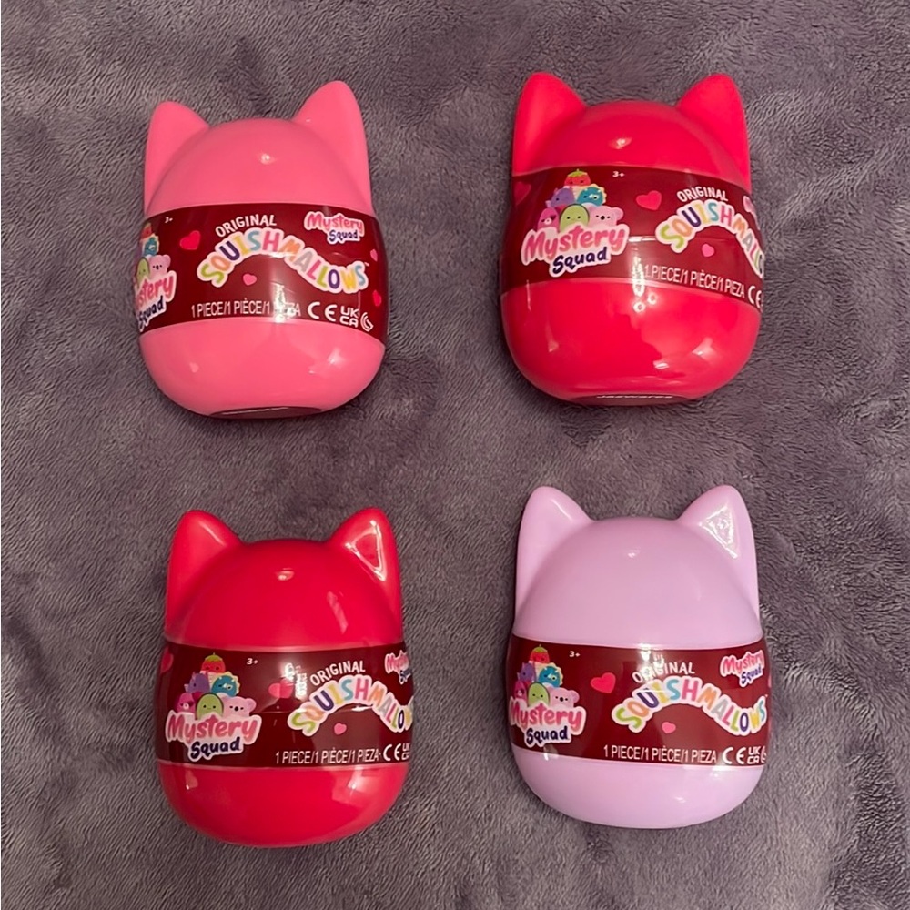NEW & SEALED - 2025 Squishmallows Valentine’s Day Mystery Squad Capsules